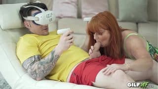 Redhead GILF Fucked – VR Fantasy from GilfAF